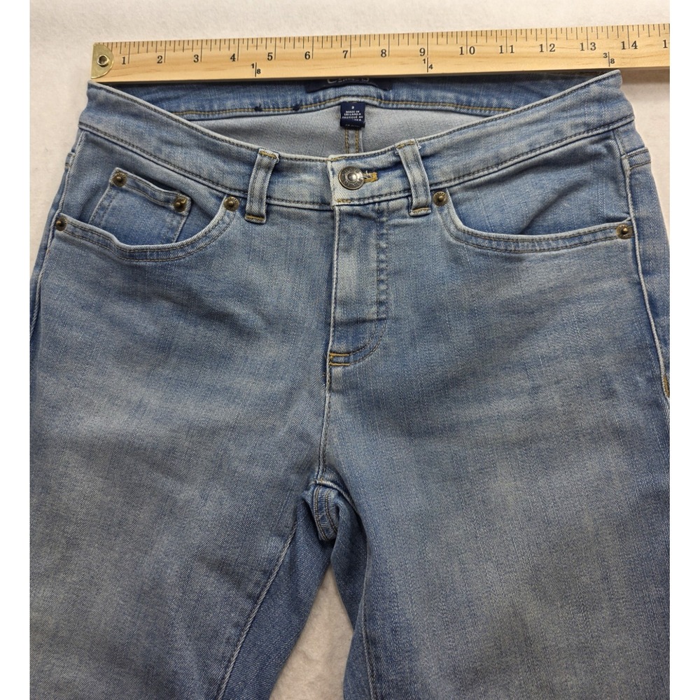 Chaps Ralph Lauren Denim Women's Madden Straight Blue Jeans Pants. Size 2 - Picture 4 of 9